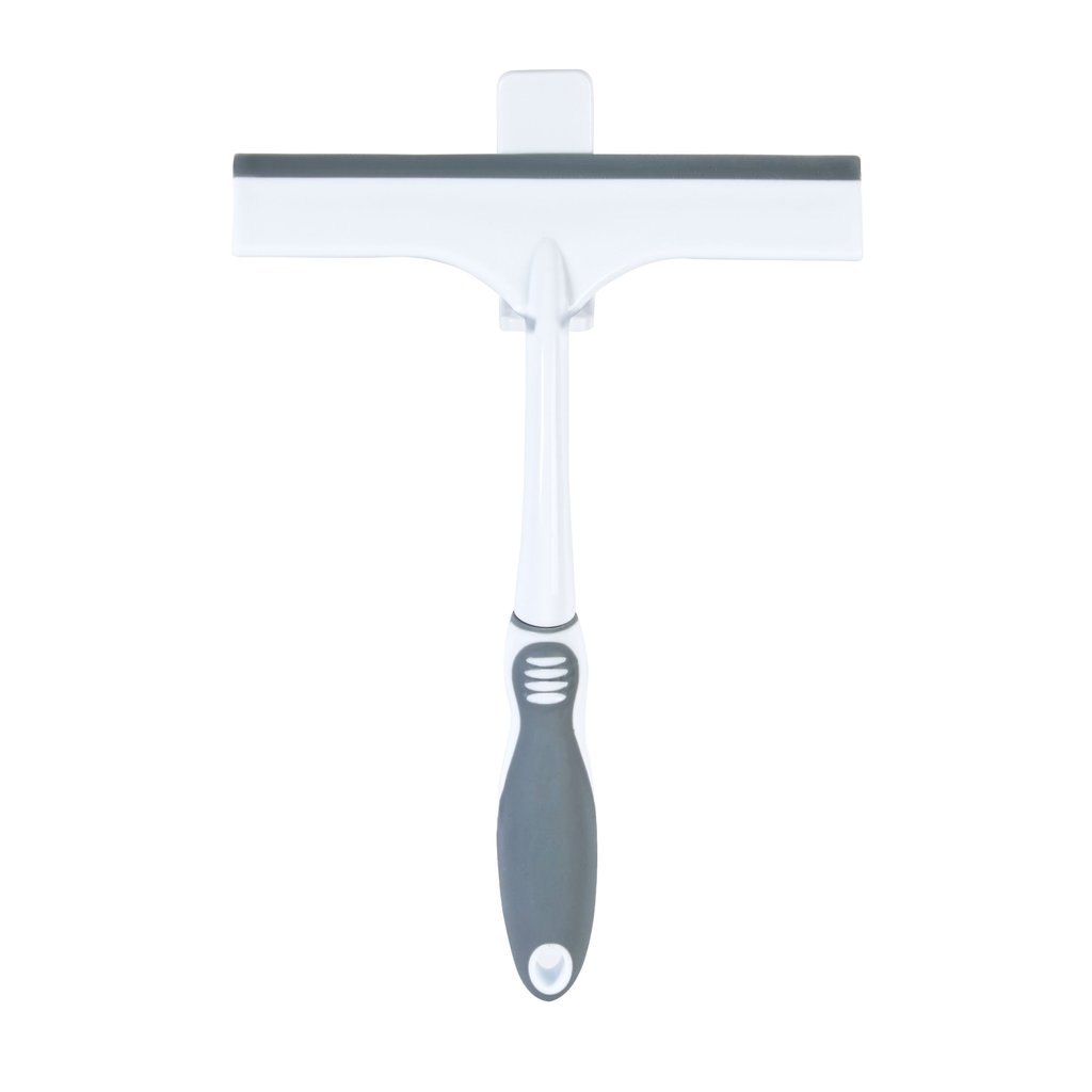 B.SMART Shower Squeegee with Holder - White