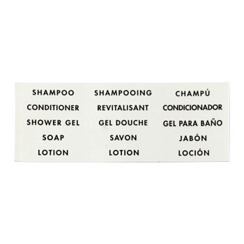 Universal Labels - Black on White