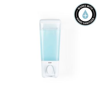 CLEAR CHOICE 420ml Soap and Sanitiser Dispenser 1 - White
