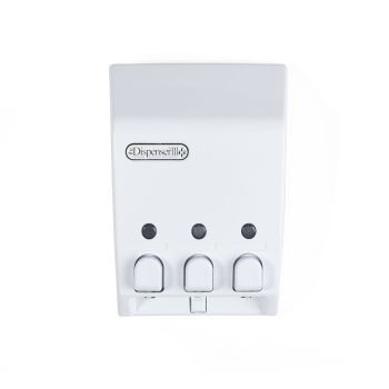 CLASSIC 3 x 430ml Shower Dispenser 3 - White