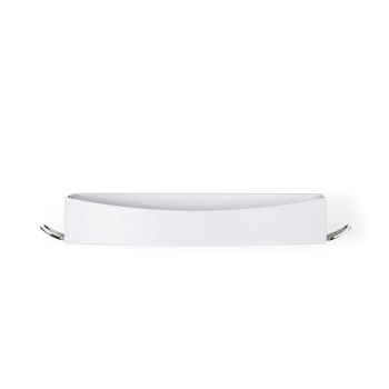 CLEVER Flip Shower Shelf - Matte White
