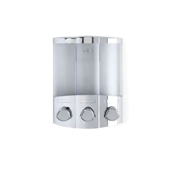 TRIO 3 x 435ml Shower Dispenser 3 - Chrome