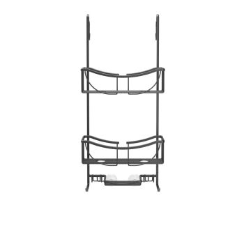 VENUS 3 Tier Over the Door/Screen Shower Caddy - Black