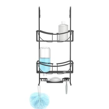 VENUS 3 Tier Over the Door/Screen Shower Caddy - Black
