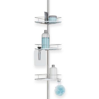 FINELINE 3 Tension Shower Caddy - Stainless Steel