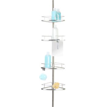 FINELINE 4 Tension Shower Caddy - Stainless Steel