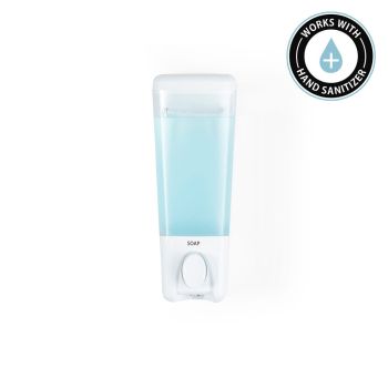 CLEAR CHOICE Soap and Sanitiser Dispenser 1 - White