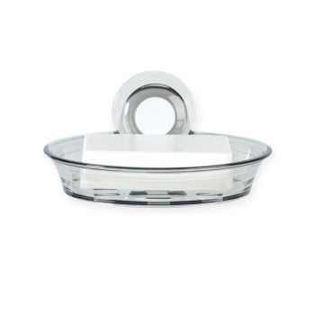 IMPRESS Suction Soap Dish - Smoke Grey