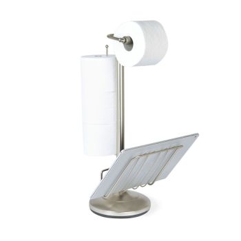 The TOILET CADDY - Satin Nickel