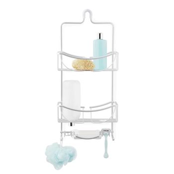 VENUS 3 Tier Hanging Shower Caddy - Aluminium Grey