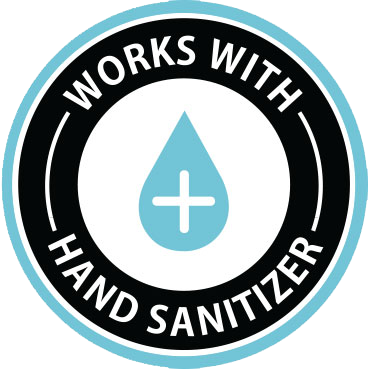 Works with Hand Sanitiser